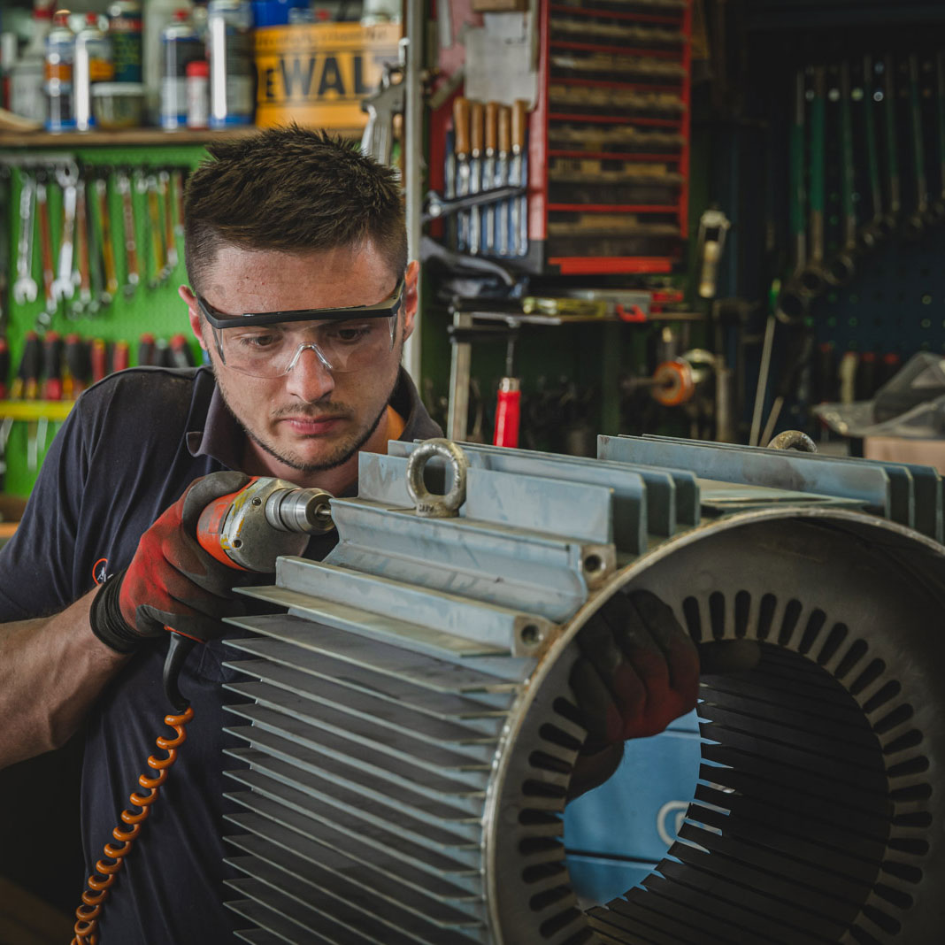 Reparaturservice und Reparatur von Elektromotoren in Gunzenhausen mit der Augustin GmbH