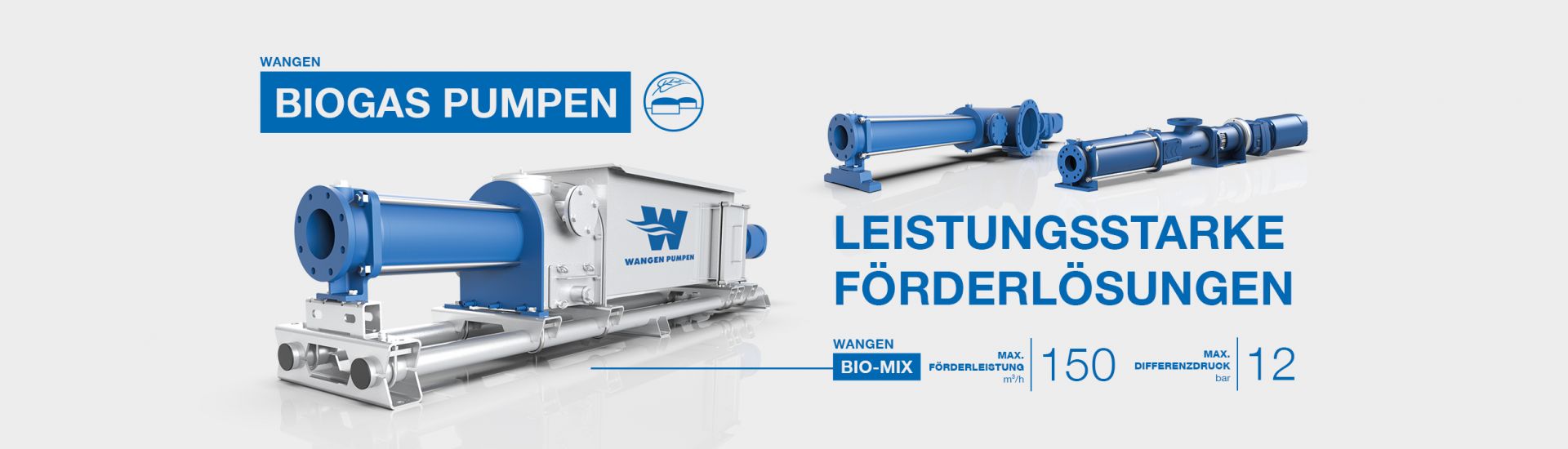 Wangen Pumpen für Biogas