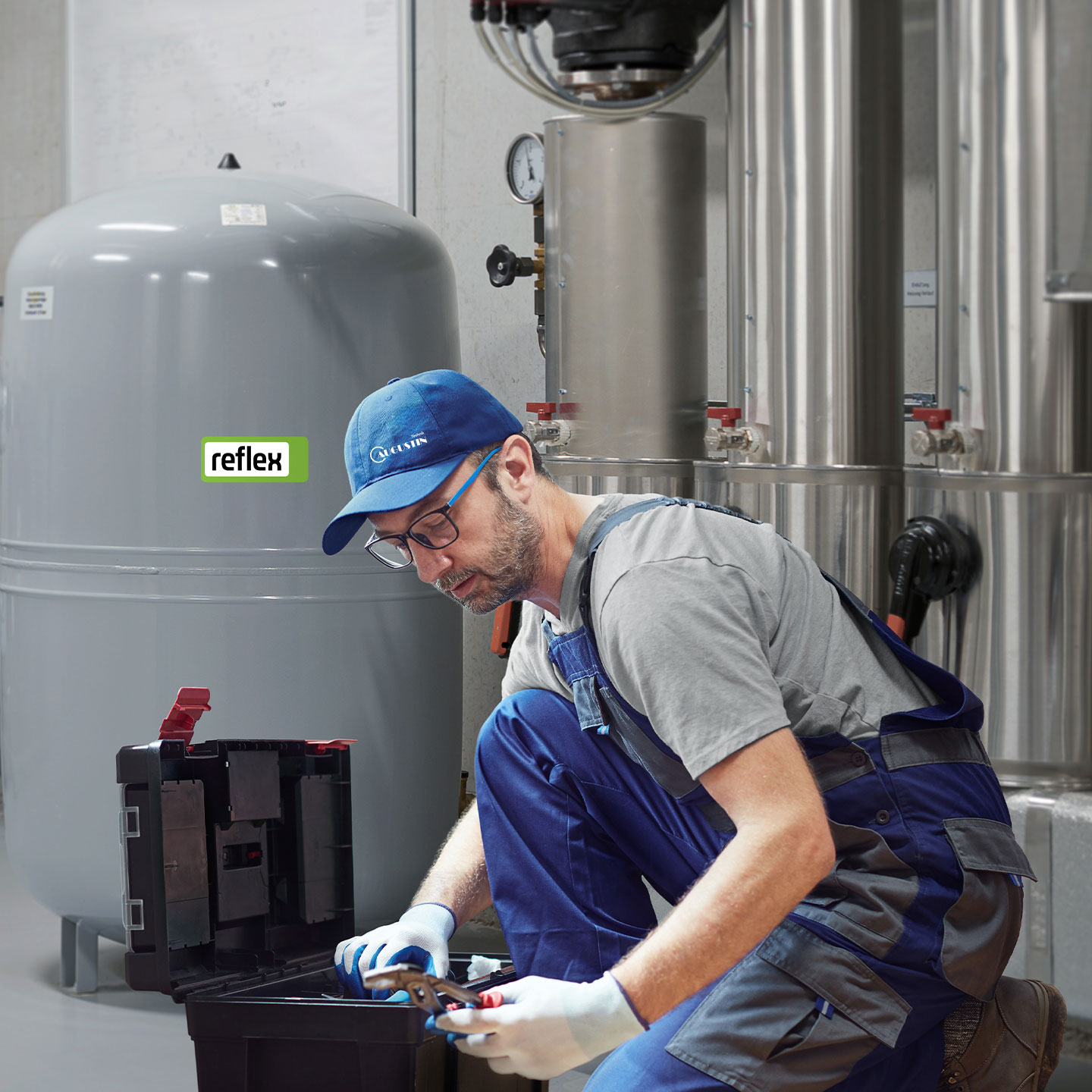 Wir warten Ihre Druckluftanlagen von Reflex in Mittelfranken, Nürnberg und Baden-Württemberg: Stuttgart, Mannheim, Augsburg, Heidleberg, Ulm, Heilbronn u.v.w.